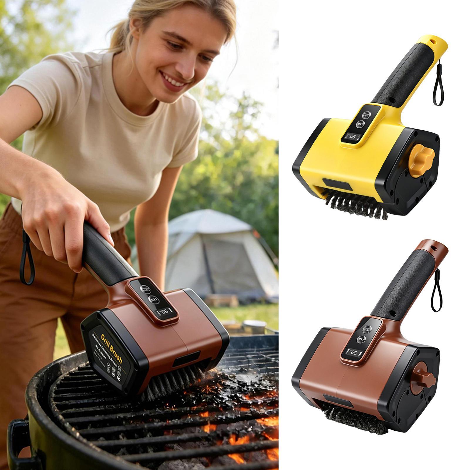 Electric Grill Brush 2 Powerfu – Camping Cooking Grate recenzja i cena