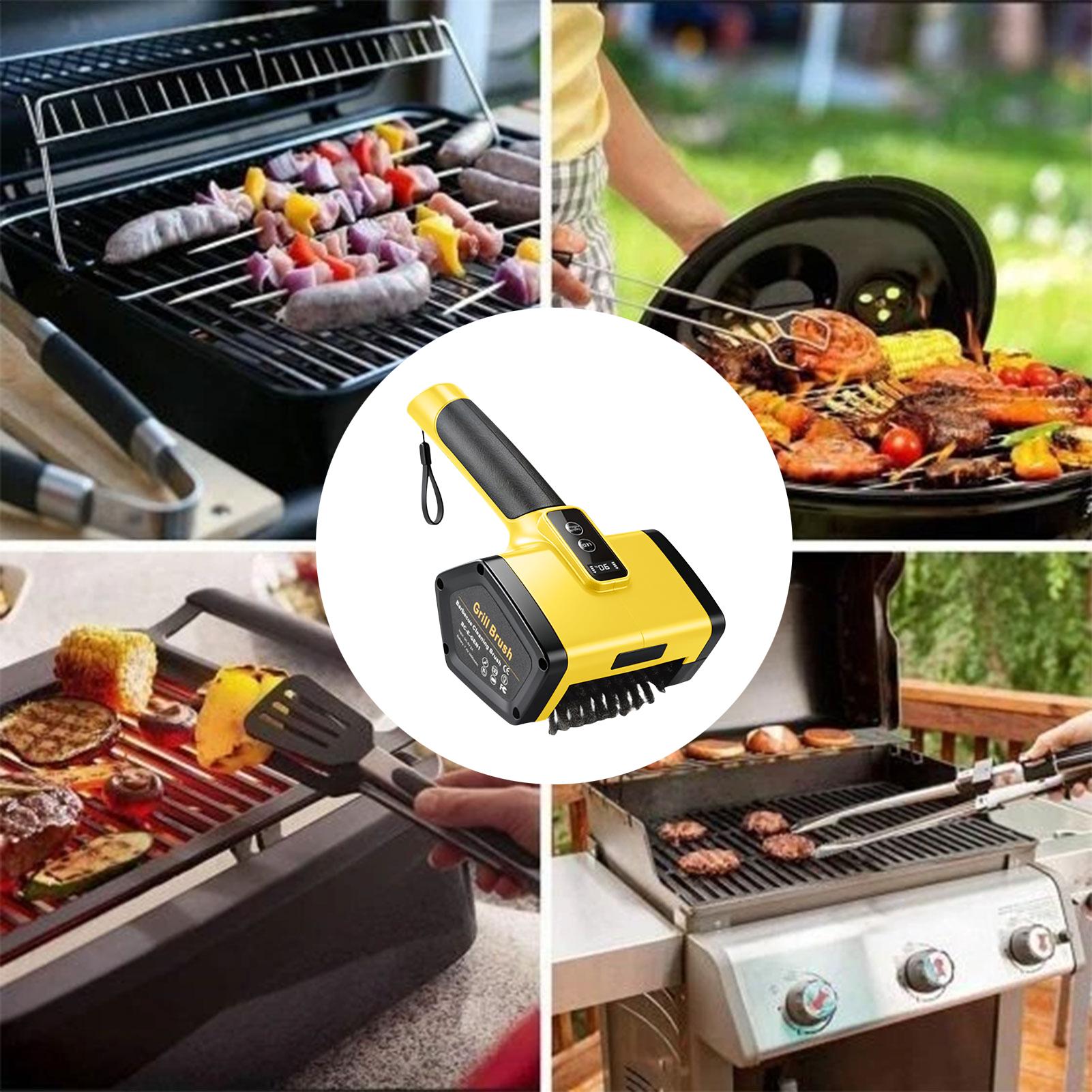 Electric Grill Brush 2 Powerfu – Camping Cooking Grate recenzja i cena
