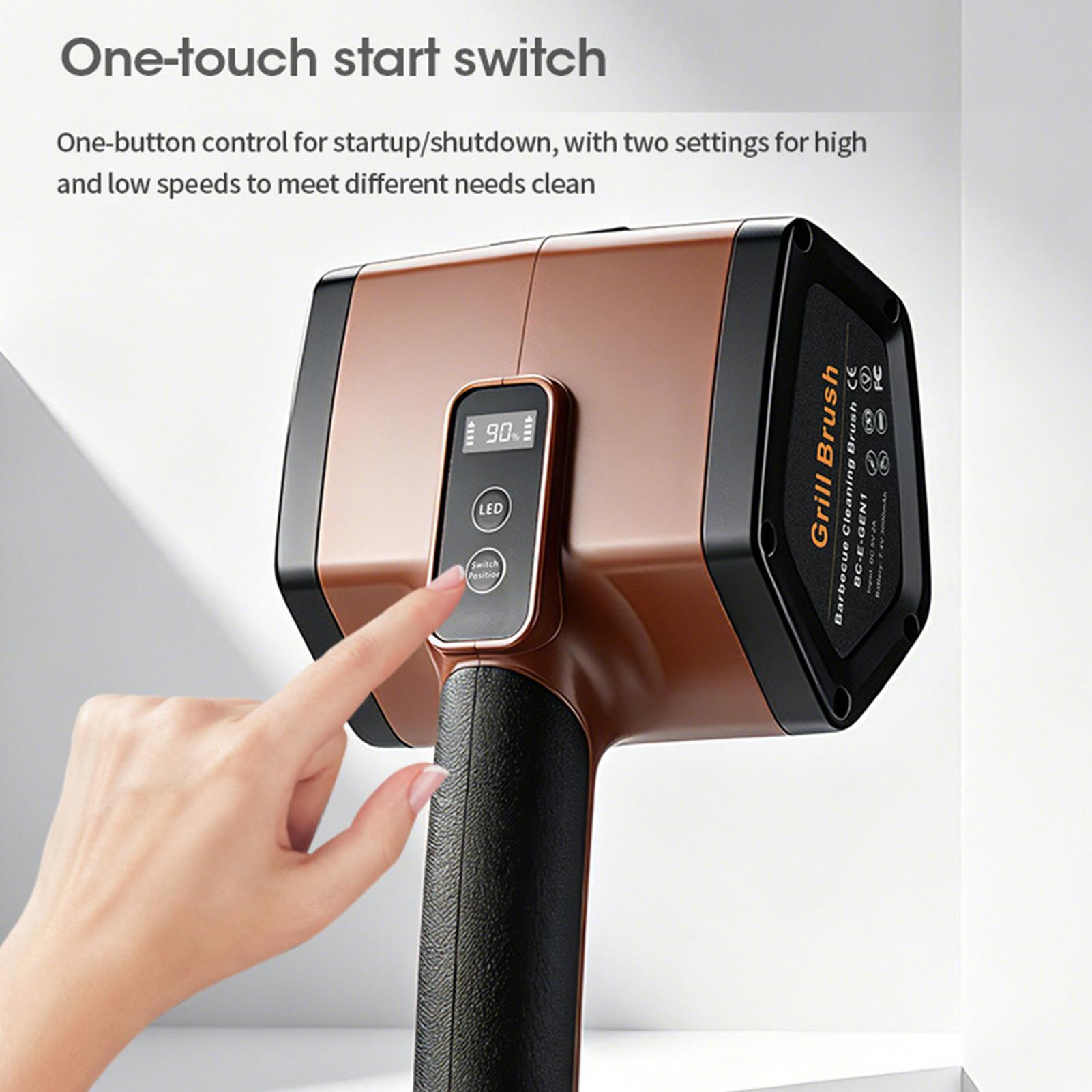 Electric Grill Brush 2 Powerfu – Camping Cooking Grate recenzja i cena