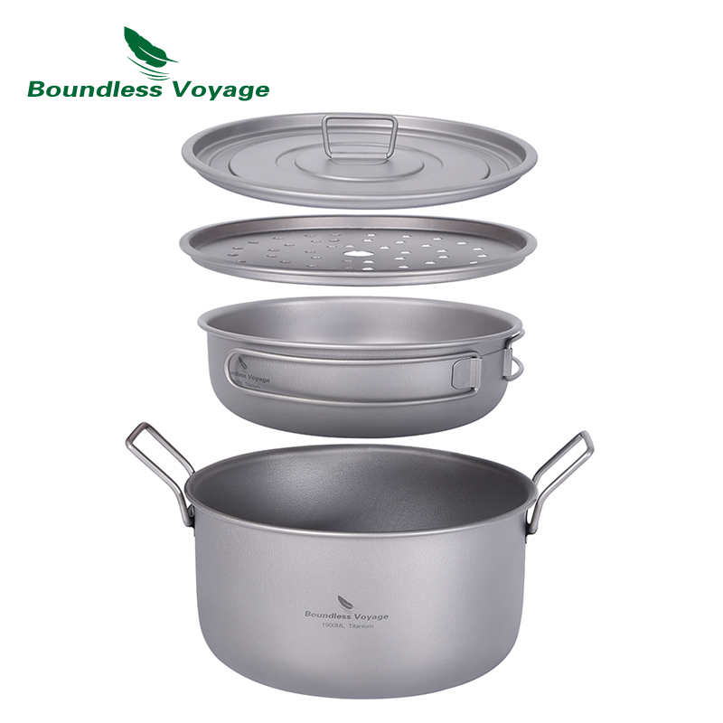 Boundless Voyage Camping Cooki – Camping Cooking Mess Kit recenzja i cena