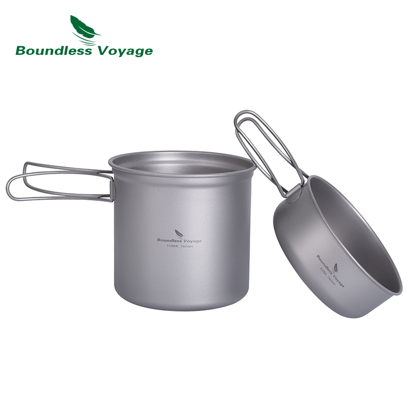 Boundless Voyage Titanium Pot  – Camping Cooking Mess Kit recenzja i cena